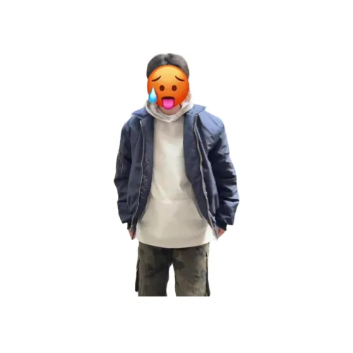 MORii Темно-синие унисекс куртки