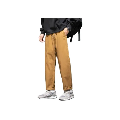 Tonlion Хаки Мужские Повседневные Штаны