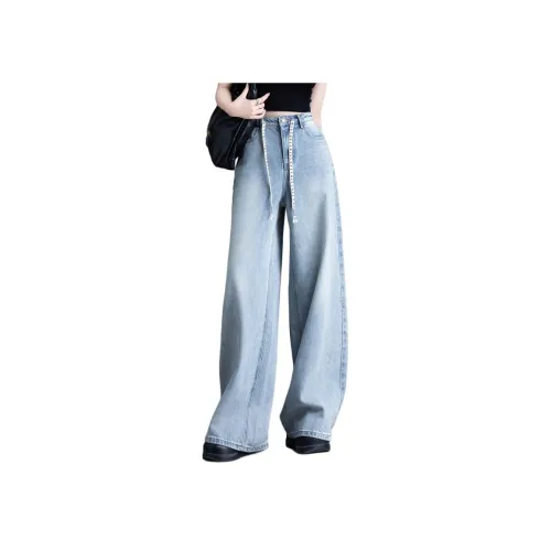 You cow me pants Женские джинсы светло-синего цвета