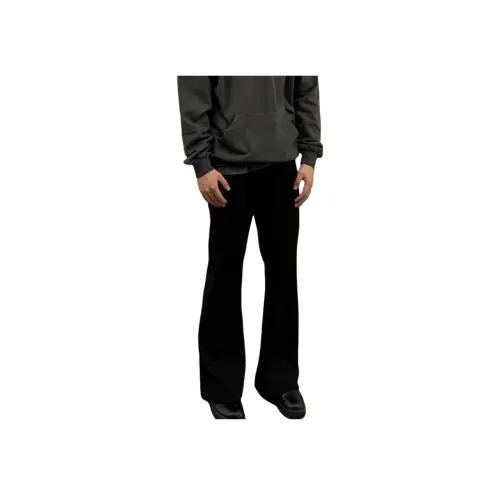 GANGZAI Черные Унисекс Повседневные Штаны