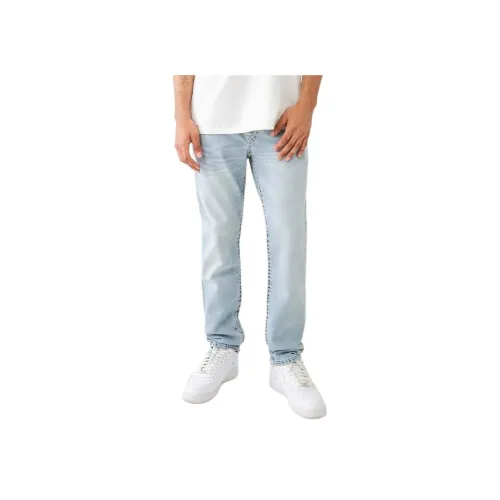 TRUE RELIGION Джинсы Мужские Светло-Синие