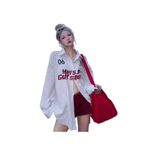 PISYPOX Белый Унисекс Рубашки