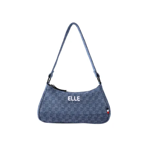 ELLE Active Ткань Сумка через плечо Средняя Женская Джинсовый синий