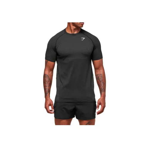 GYMSHARK Темно-серый Мужской T-рубашки