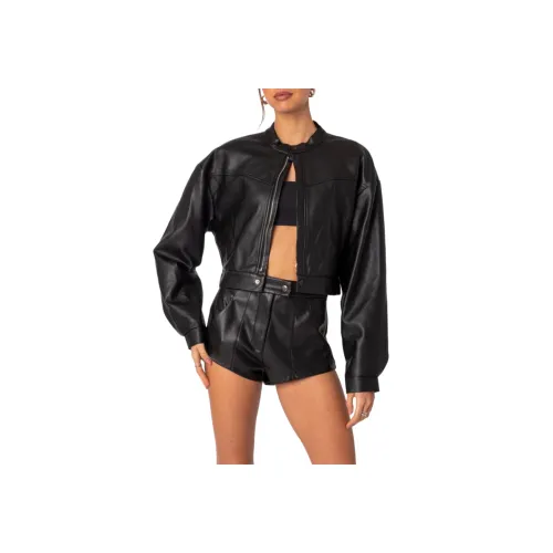 Edikted Ramona Искусственная кожа Укороченная куртка Куртки и пальто Женские