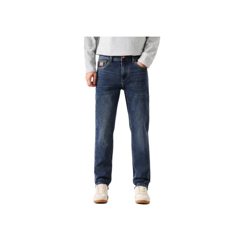 ZENGZHI Джинсы Облегающий крой Прямой крой Унисекс