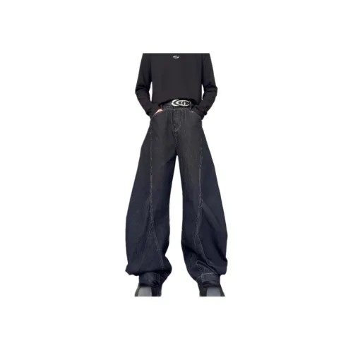 MORii Черные Унисекс Джинсы