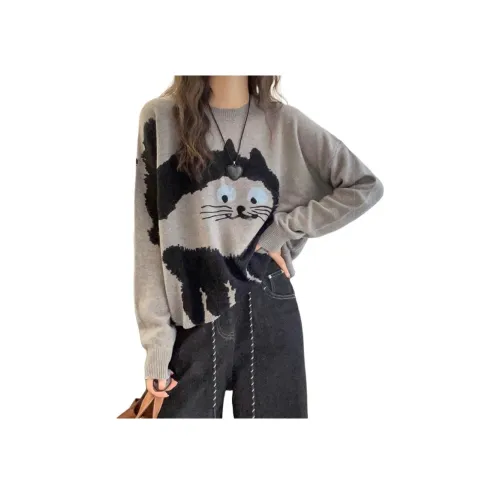 CHARM GLOW Серый Женский Трикотаж