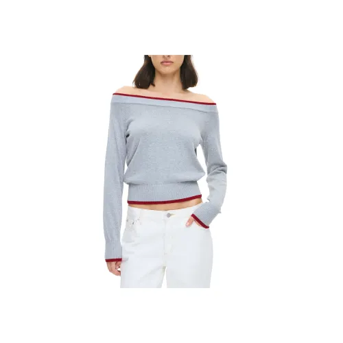 GLASSONS Off Плечо Длинный рукав Трикотаж Женские