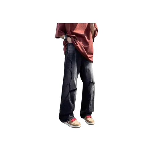 SOCKKEY Черный Унисекс Джинсы