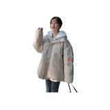 Экрю Хлопковый пуховик