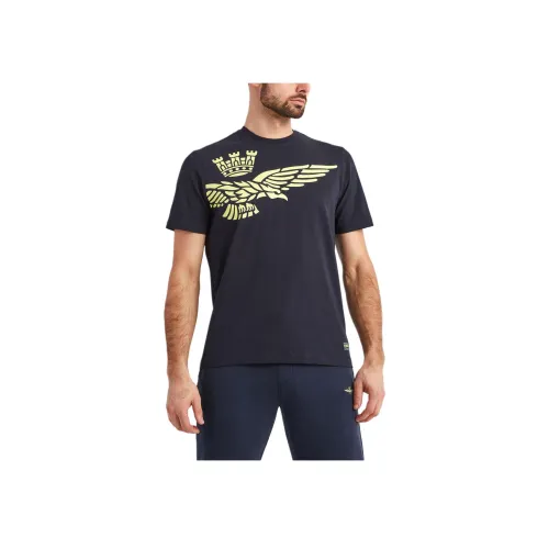 AERONAUTICA MILITARE Морской Синий Мужская T-Рубашка