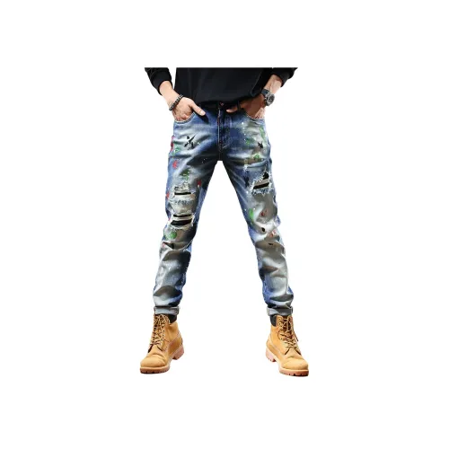 PWUE Синий ★★★★★ Унисекс Джинсы