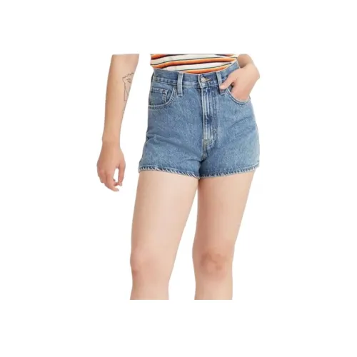 Levi's Джинсовые шорты Женские Medium Blue