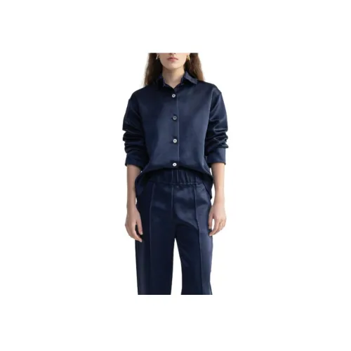 AERON Темно-морской синий Женские Рубашки