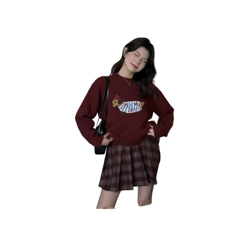 MINETTE Red Women's Sweatshirts MINETTE Красный Женские Толстовки