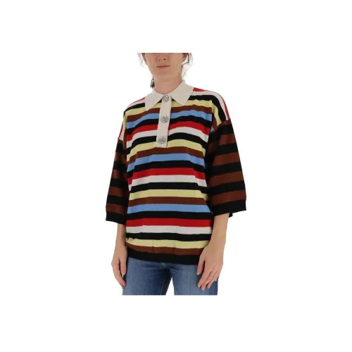 GANNI Многоцветные полосы Женские Свитеры