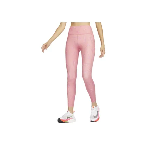 Nike Fast Swoosh Leggings Женские Розовые