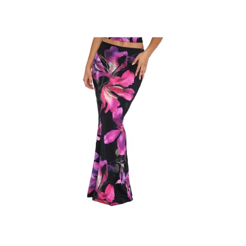 WHITE FOX Сладкий Salutations Maxi Юбка Фиолетовый Дымчатый Повседневный Длинный Юбка Женские