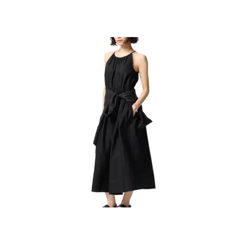 UNIQLO Без рукавов Платье Женское Черное