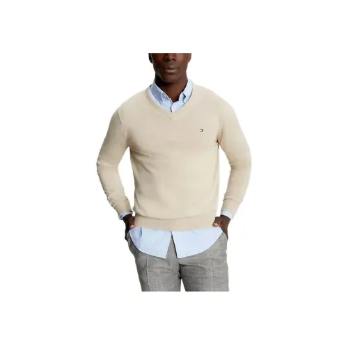 Tommy Hilfiger Бежевые Мужские Свитера