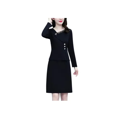 The Temptation Of The Muse Длинное платье с длинными рукавами женское