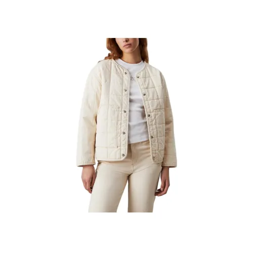 CALVIN KLEIN Denim Jacket Европейская версия Женская Natural