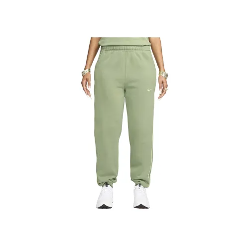 Nike x Nocta SS24 Вязаные тренировочные штаны унисекс масляный зеленый