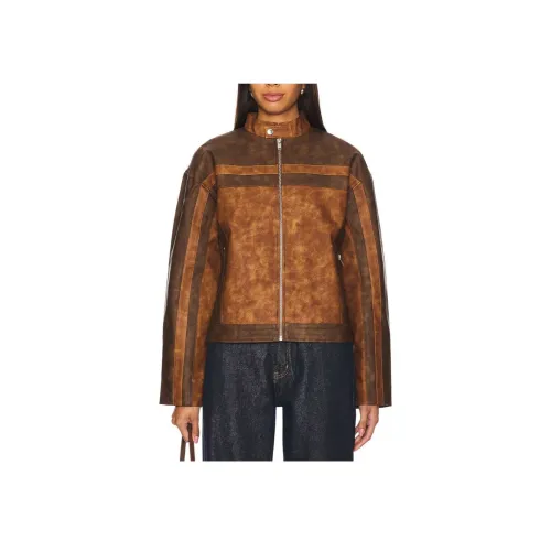 SUPERDOWN Искусственная кожа Moto Куртка Женская