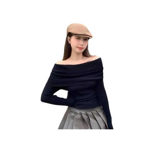 NOME Стандартный Трикотаж Женский Черный