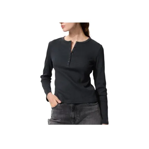 UNIQLO Черные Женские Футболки