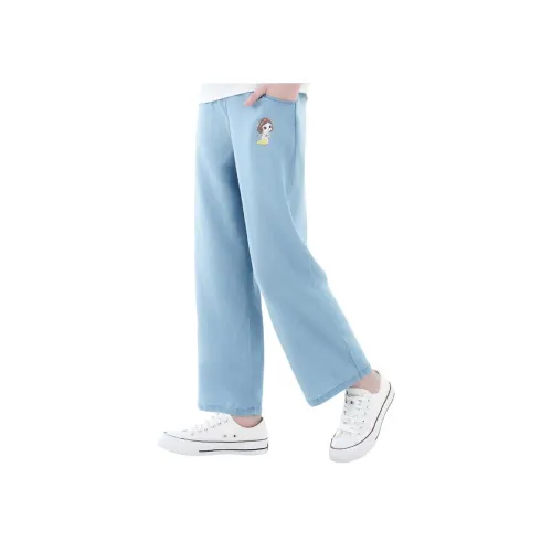 Диснеевские принцессы Джинсы Подростки Светло-синий