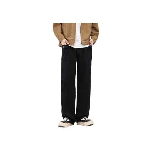 SONGS ALONG Черные Унисекс Джинсы