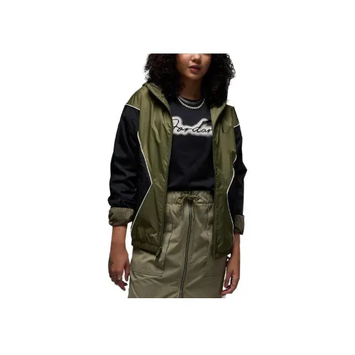 Джордан Куртки и Пальто Унисекс Оливковый