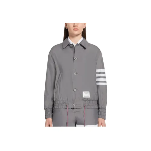 THOM BROWNE Серый Мужской Куртки