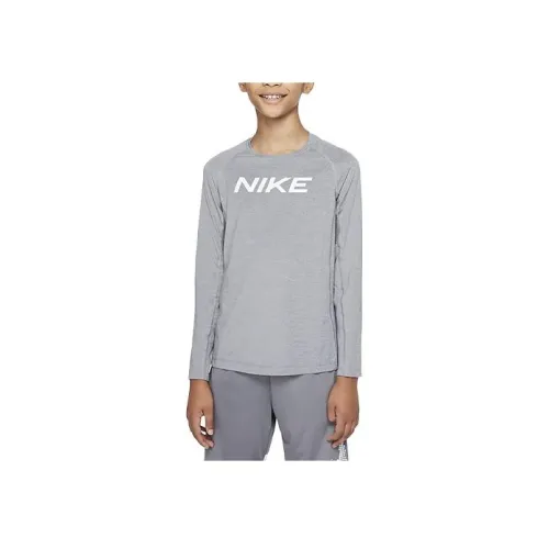 NIKE Серый Kids Т-рубашки