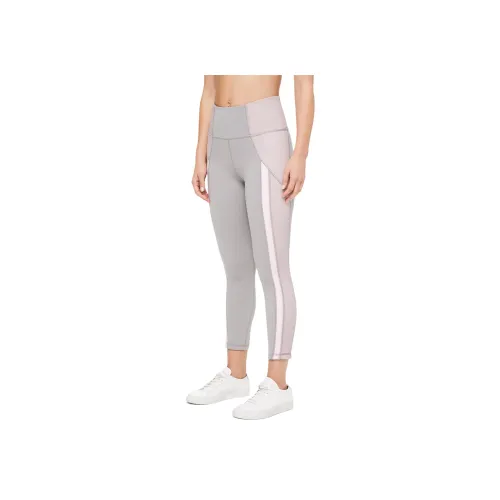 lululemon Пава Lines Спортивные брюки Женские Серый розовый