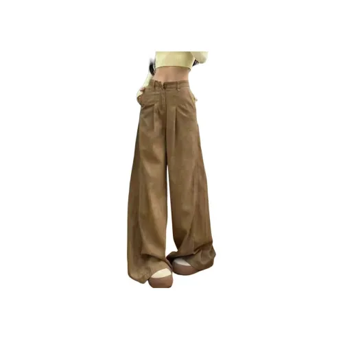 YEARNED Хаки Женские Джинсы