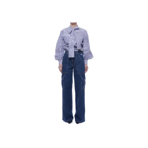 MSGM Синие Женские Джинсы