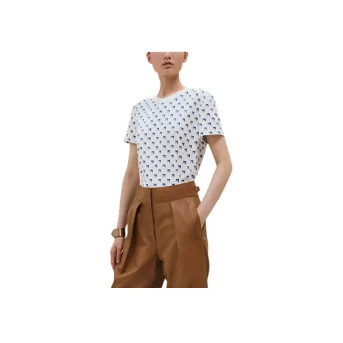 HERMES Стандартная футболка Women's White