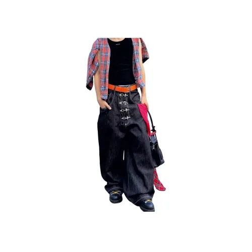 SINKACME Черные Унисекс Джинсы