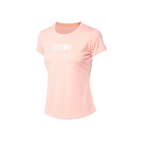 LINING Свет Персиково-розовый Женские Т-рубашки