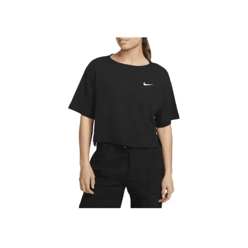 NIKE Черные Женские Короткие Топы