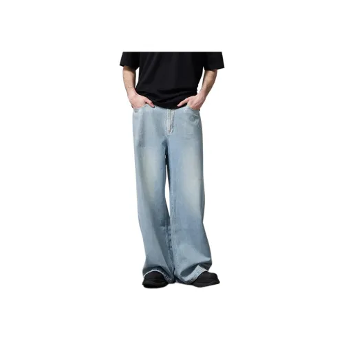 Organic Emotion Светло-синие Унисекс Джинсы