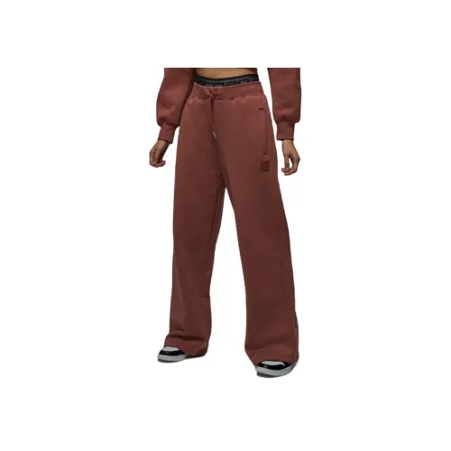 Jordan Flight Fleece Коричневый Женские Повседневные Брюки