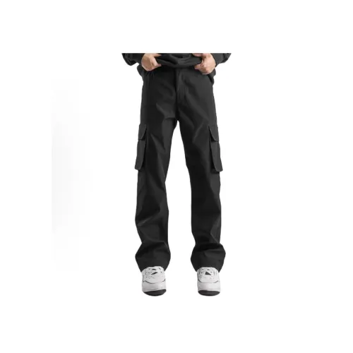 YEARNED Черные Унисекс Карго Брюки