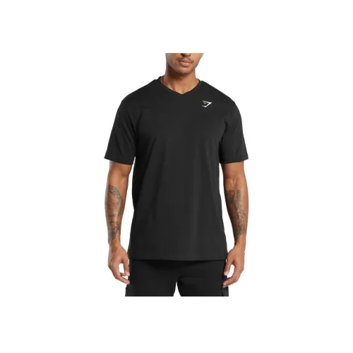 GYMSHARK Черные Мужские T-рубашки