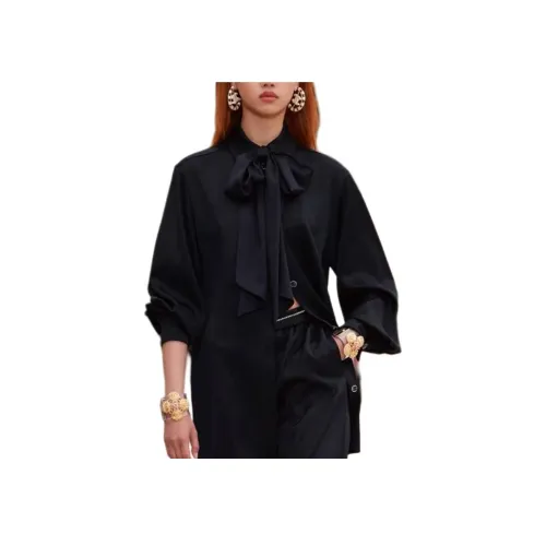 CHANEL Черные Женские Рубашки