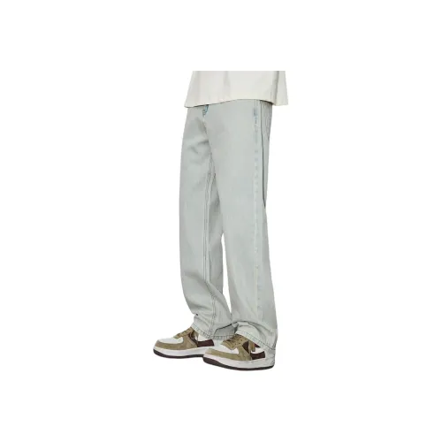 TONGXIANSEN Blue Men's Jeans TONGXIANSEN Синий Мужской Джинсы