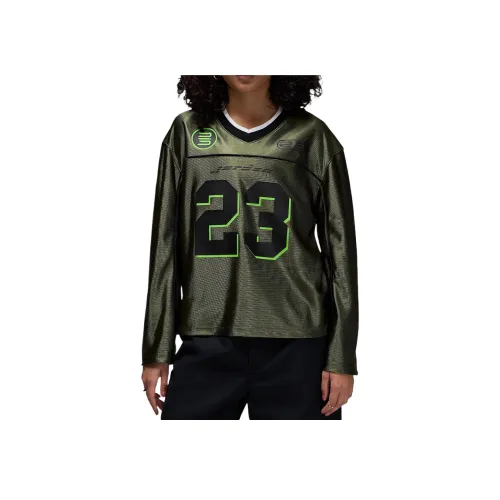 Джордан Standard T-Shirt Женская Средний Оливковый